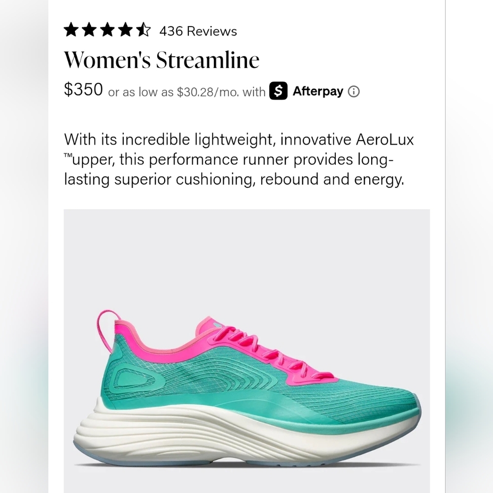 APL Streamlines Mint Tropical Green Speckle Womens Sz 9 New In Box - Picture 11 of 13
